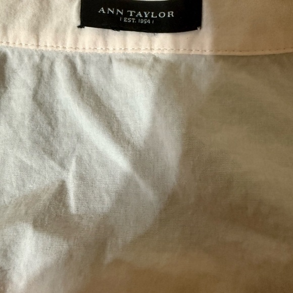 Ann Taylor Soft Pink Button-Down Shirt - Picture 5 of 5